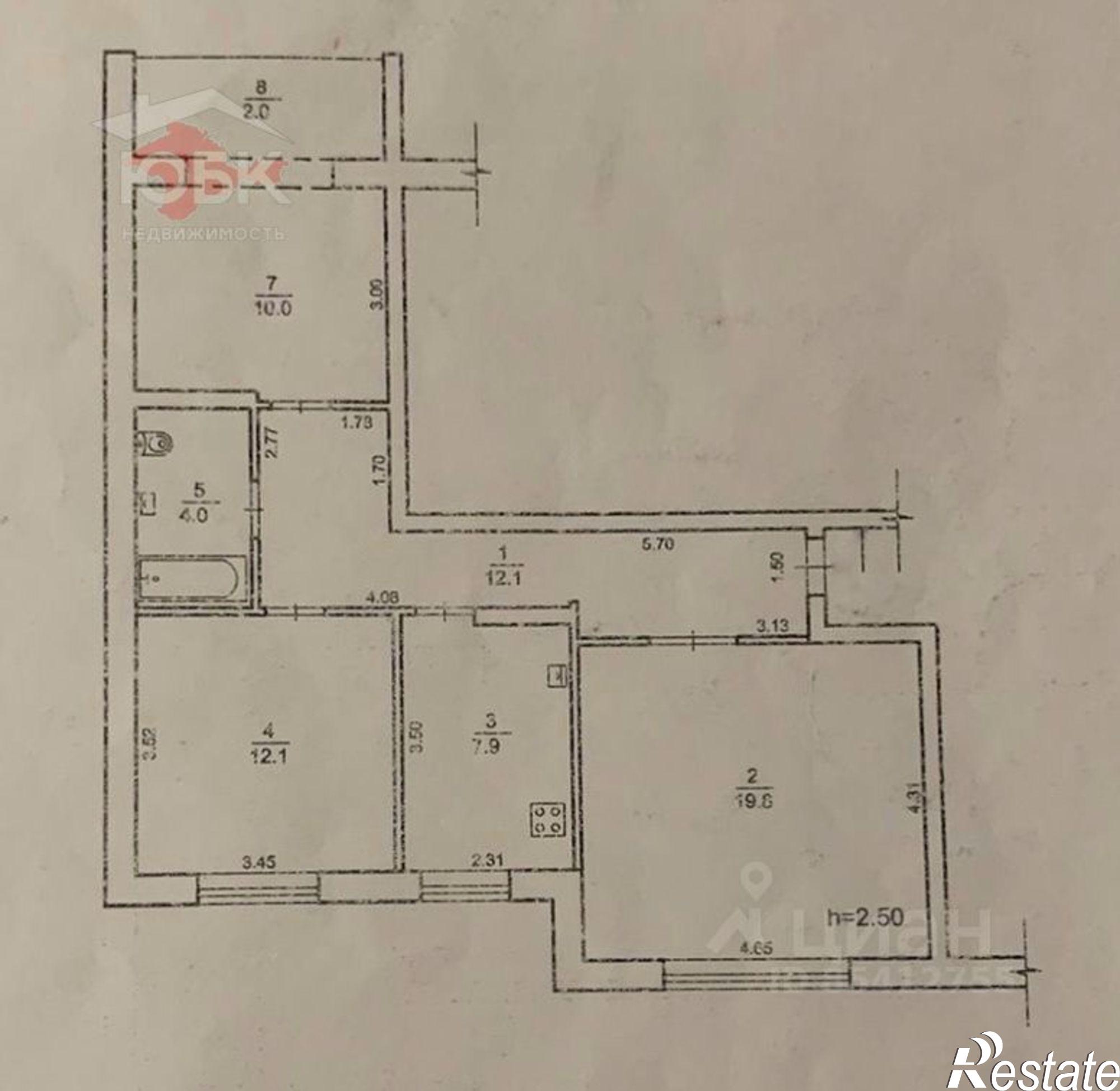 Купить квартиру за 12 000 000 рублей на улица Крупской, 60