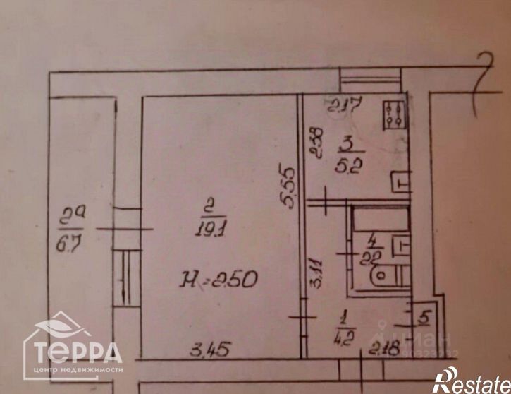 1-комн квартира улица 60-летия Октября, 17,  д. 17