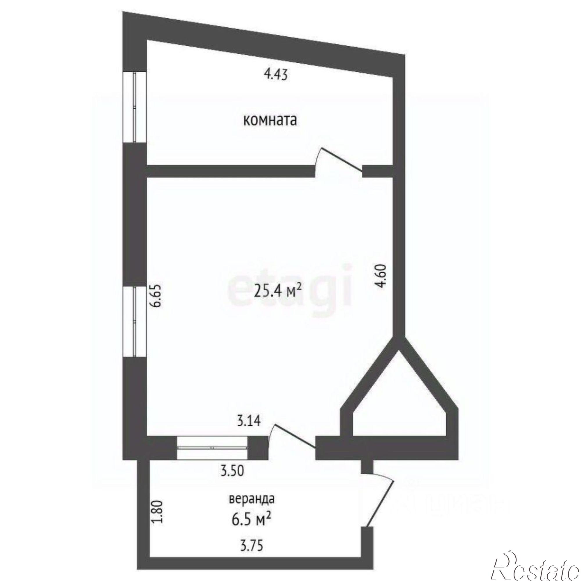 Купить квартиру за 6 600 000 рублей на ул Караимская, 42