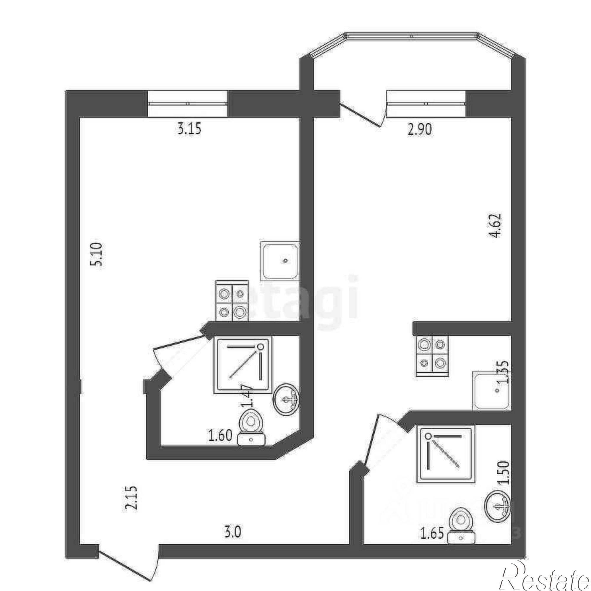 Купить квартиру за 14 000 000 рублей на проспект Ленина, 49