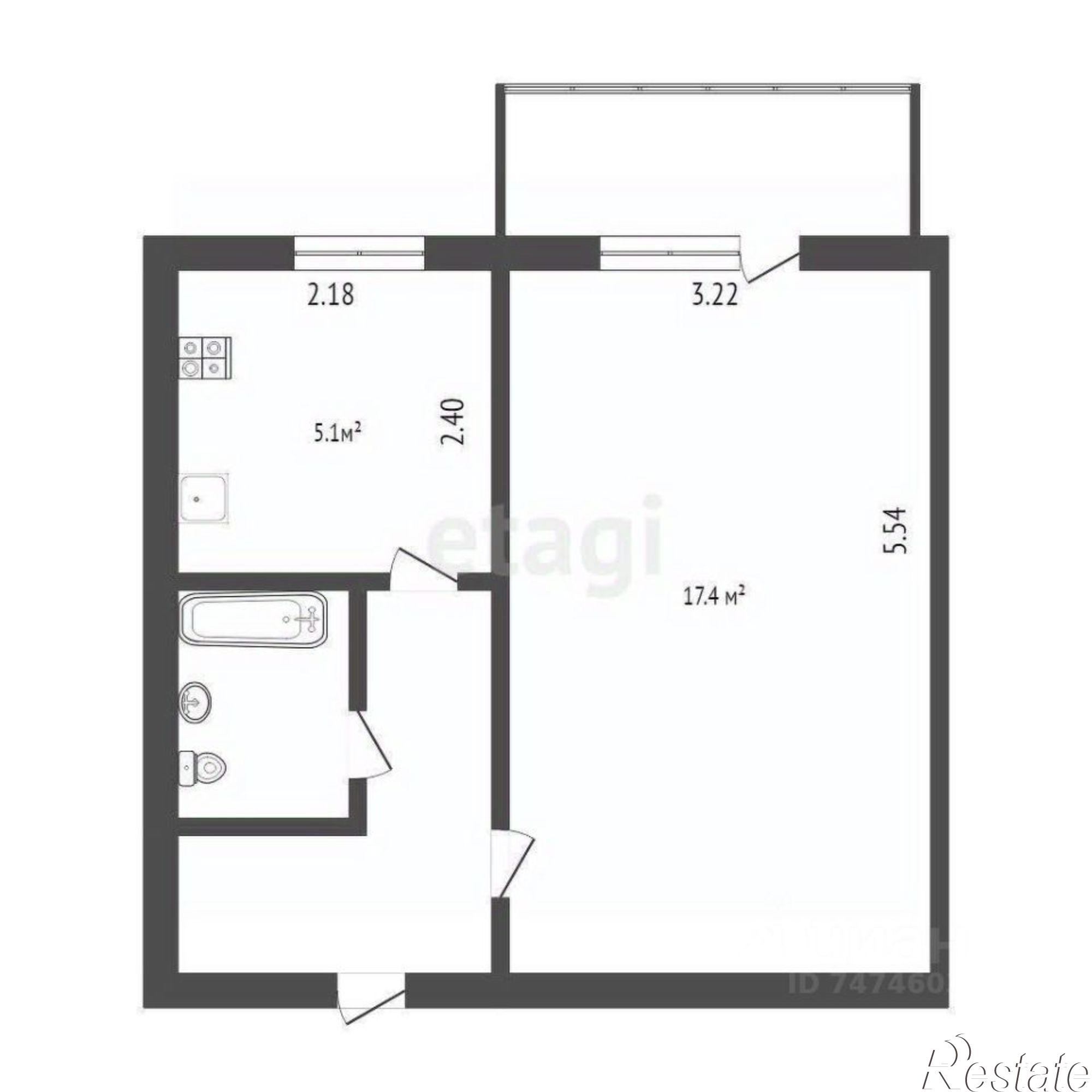 Купить квартиру за 4 650 000 рублей на улица Некрасова, 92