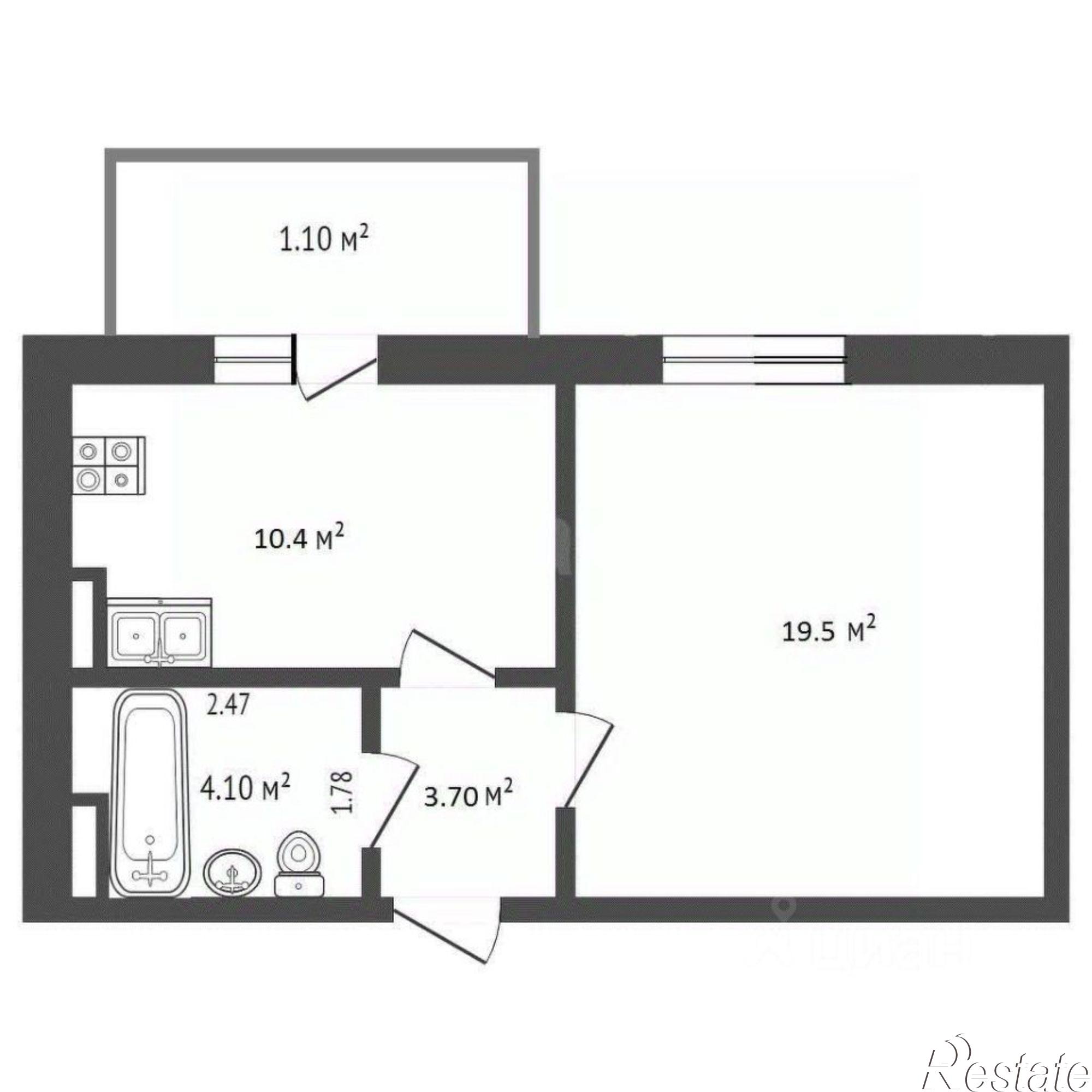 Купить квартиру за 5 200 000 рублей на пр-кт Победы, 38