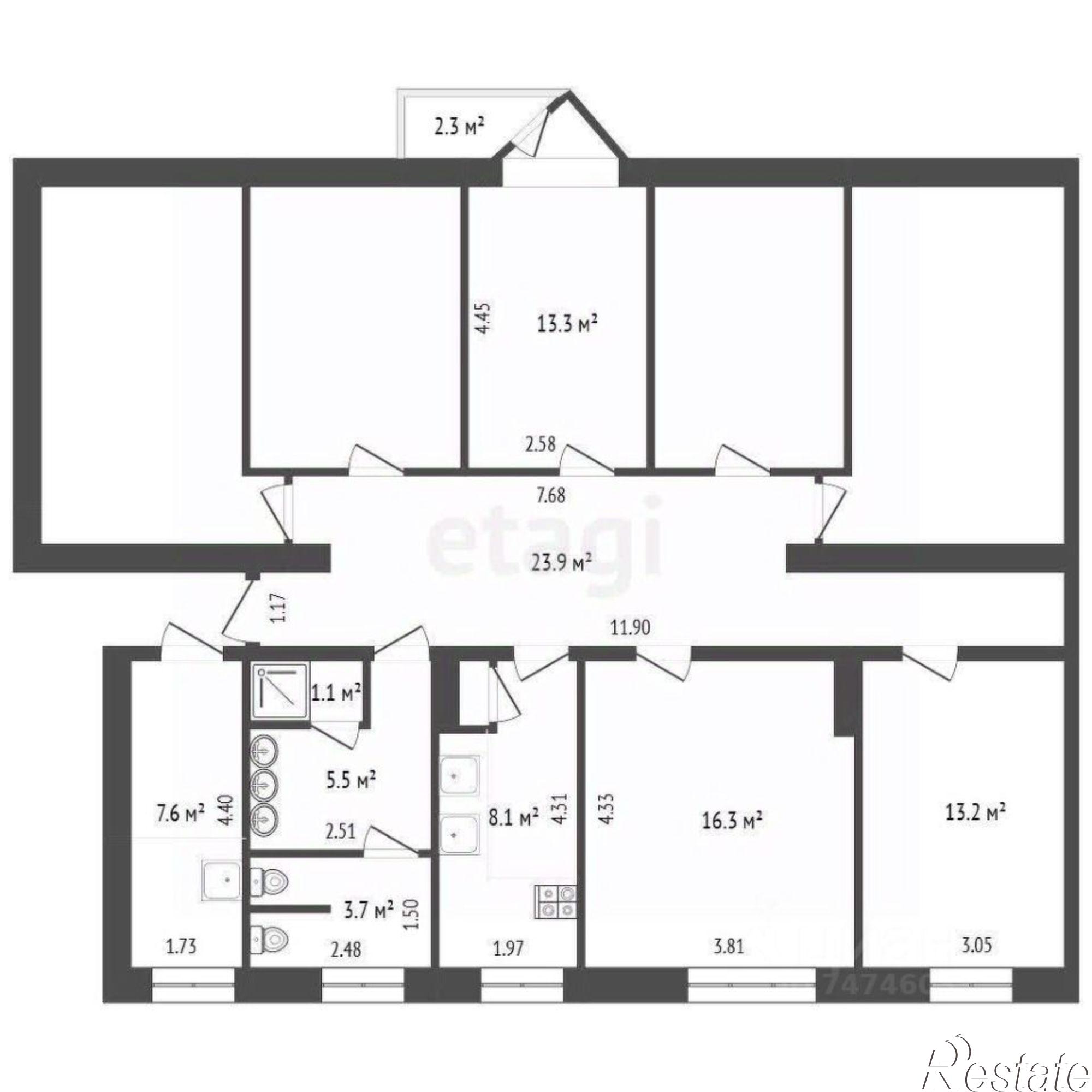 Купить комнату за 3 200 000 рублей на Интернациональная улица, 118