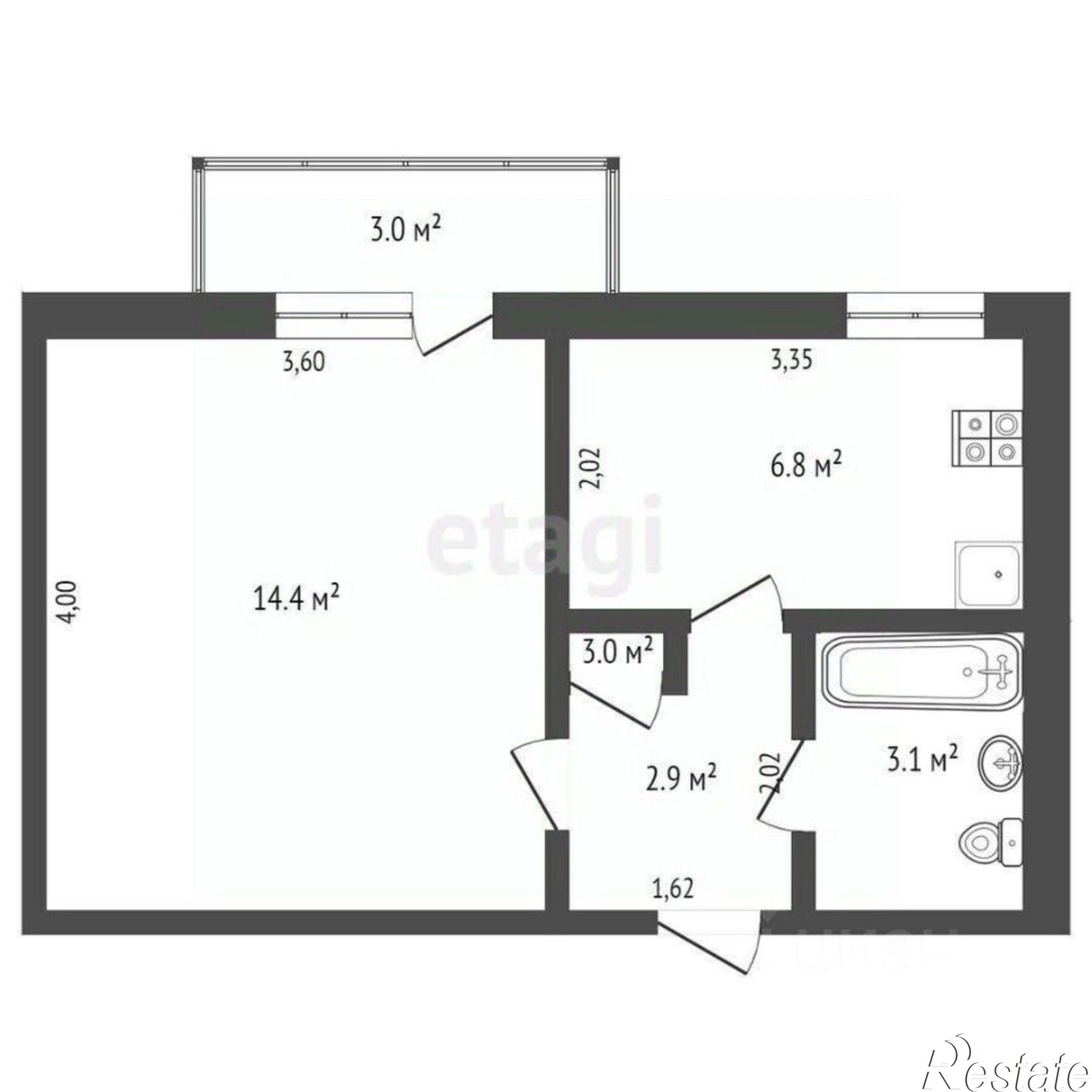 Купить квартиру за 5 800 000 рублей на улица Демышева, 99