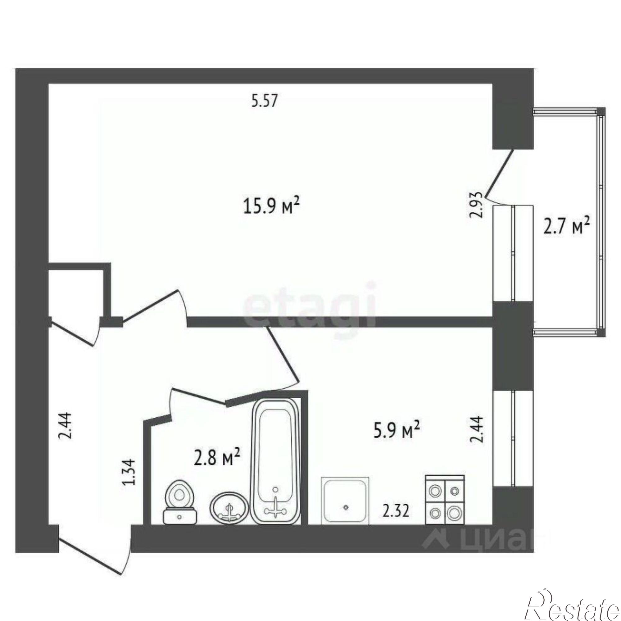 Купить квартиру за 6 300 000 рублей на ул Некрасова, 70
