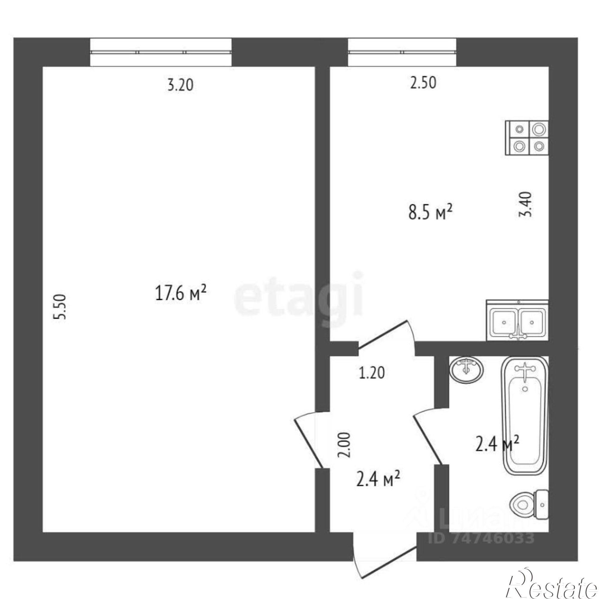 Купить квартиру за 4 000 000 рублей на пер 5-й Городок, 14