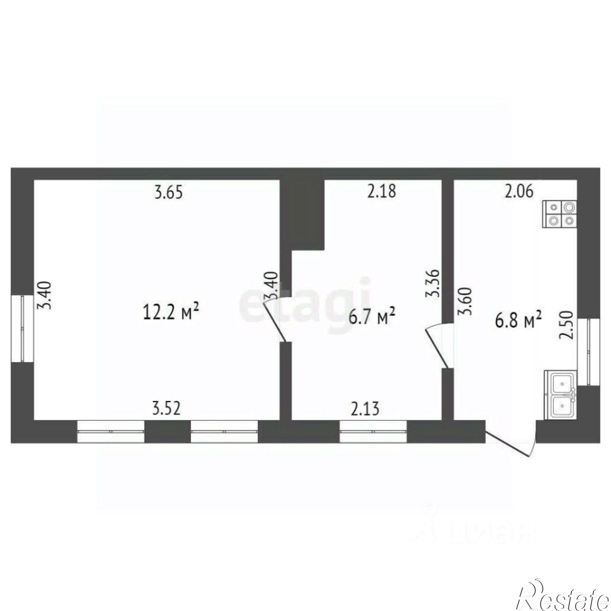 Купить квартиру за 4 900 000 рублей на ул Огородническая, 47