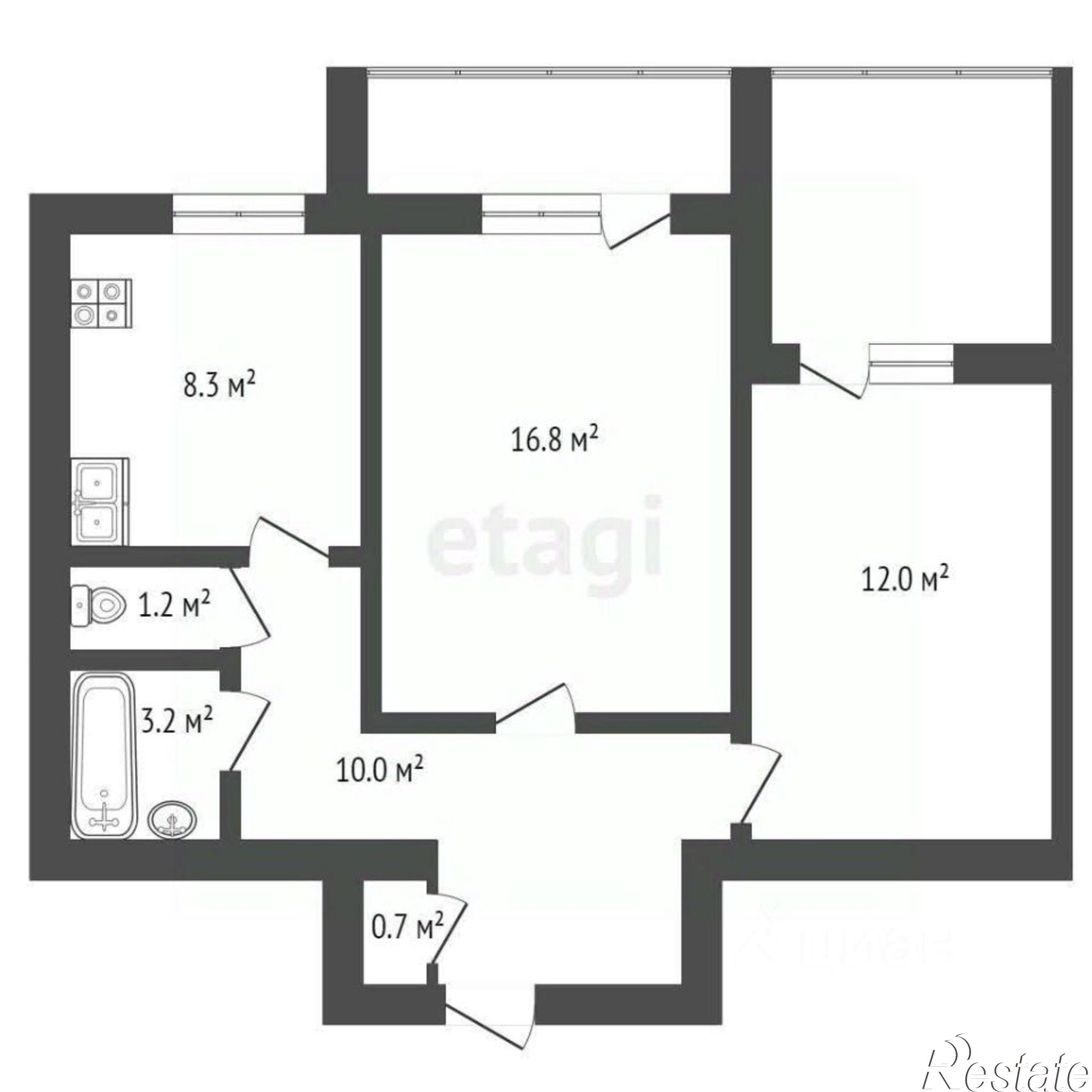 Купить квартиру за 8 200 000 рублей на проспект Победы, 38