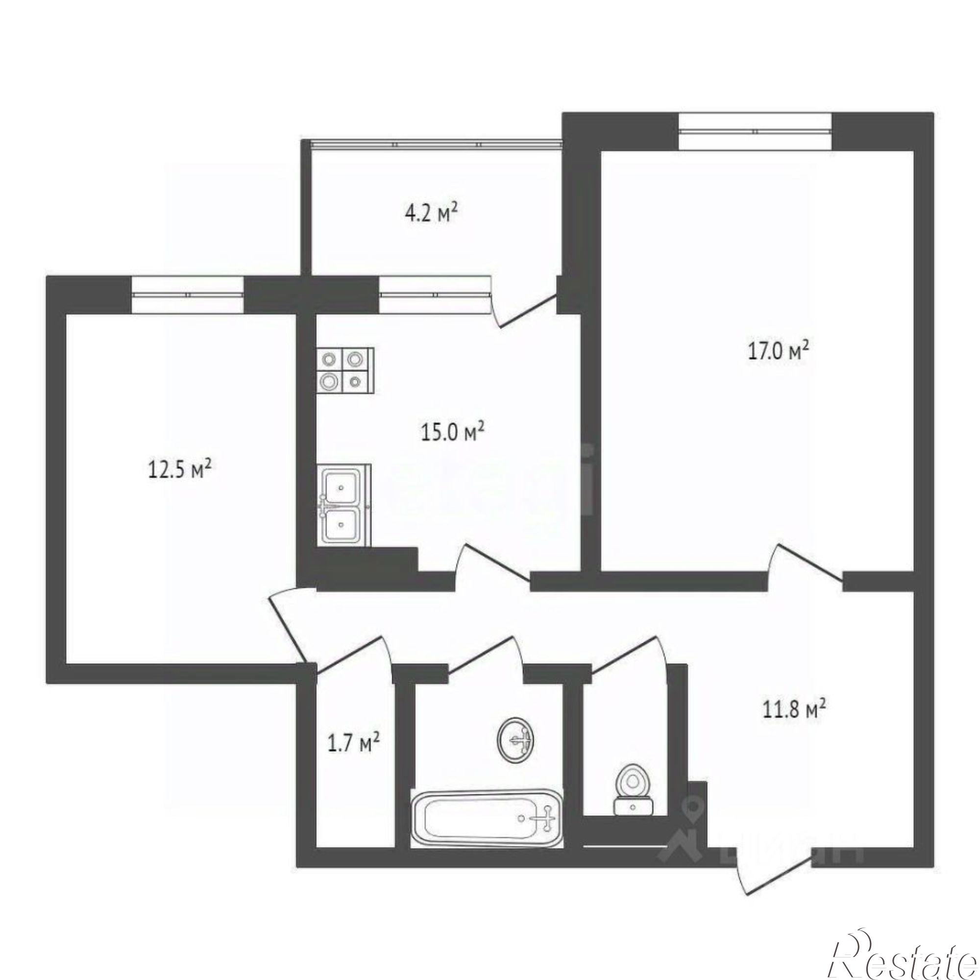 Купить квартиру за 13 000 000 рублей на ул Фрунзе, 20