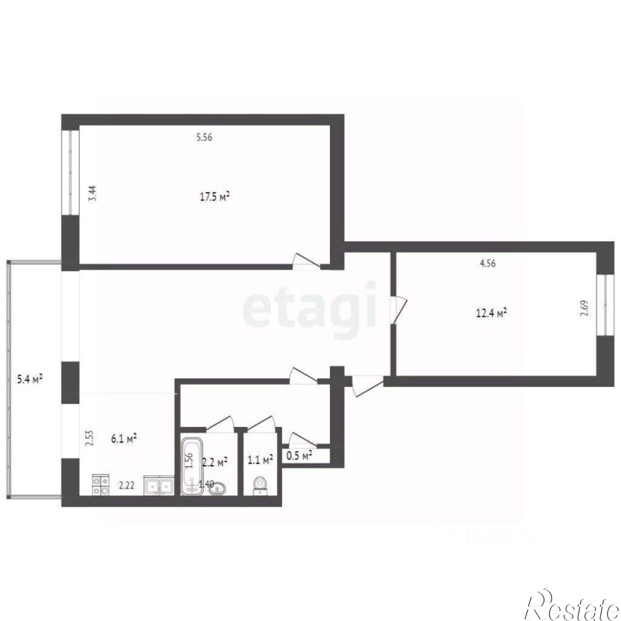 Купить квартиру за 6 200 000 рублей на улица Демышева, 99