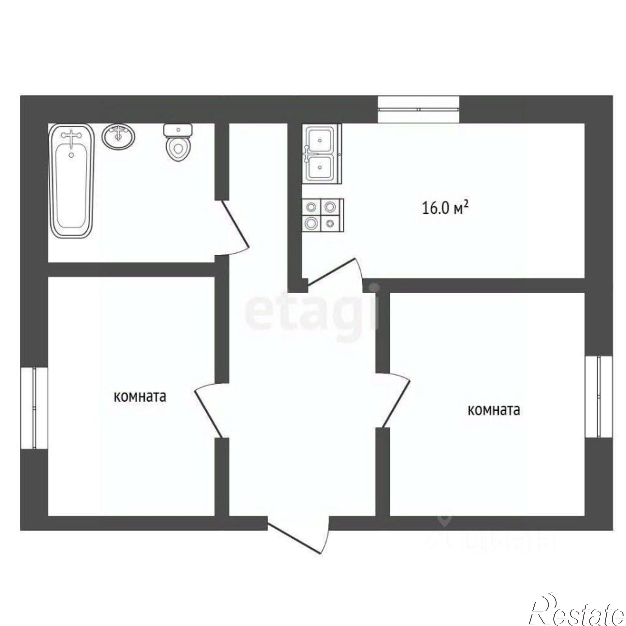 Купить квартиру за 12 500 000 рублей на проспект Ленина, 49