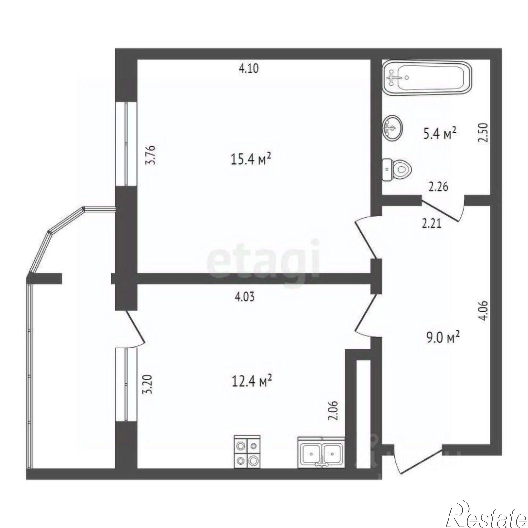 Купить квартиру за 9 590 000 рублей на пр-кт Победы, 38