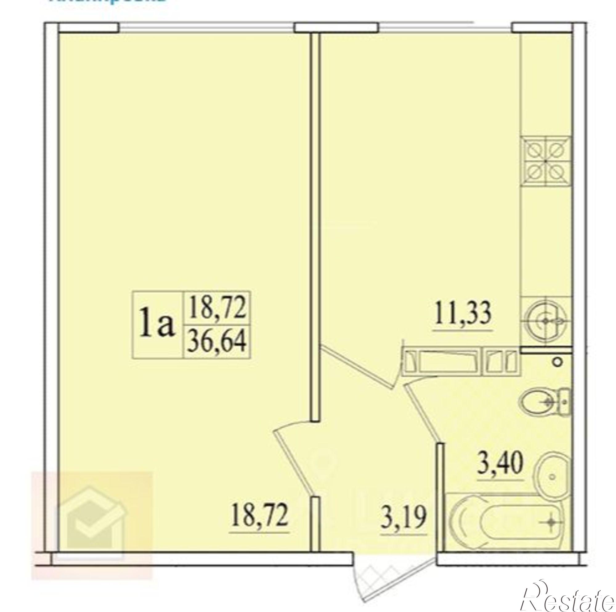 Купить квартиру за 4 721 240 рублей на ул Чапаева, 28