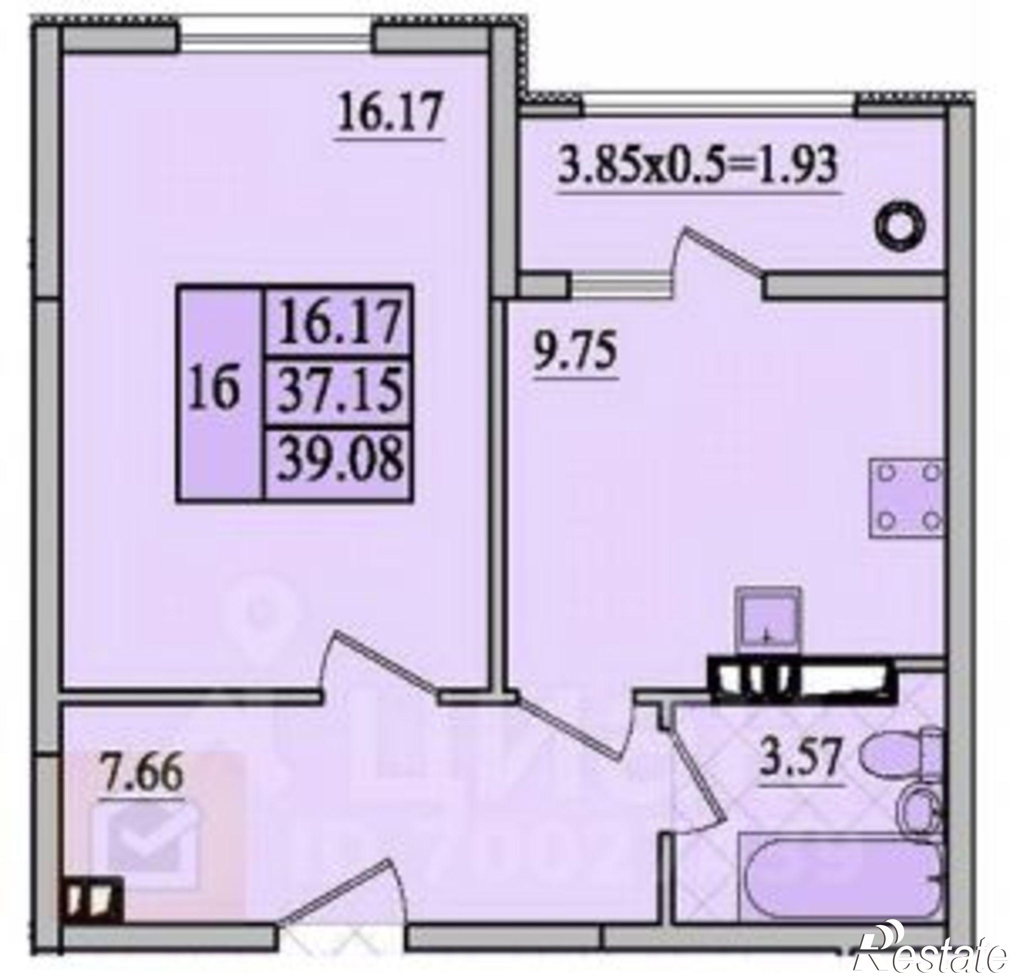 Купить квартиру за 4 771 200 рублей на ул Чапаева, 28