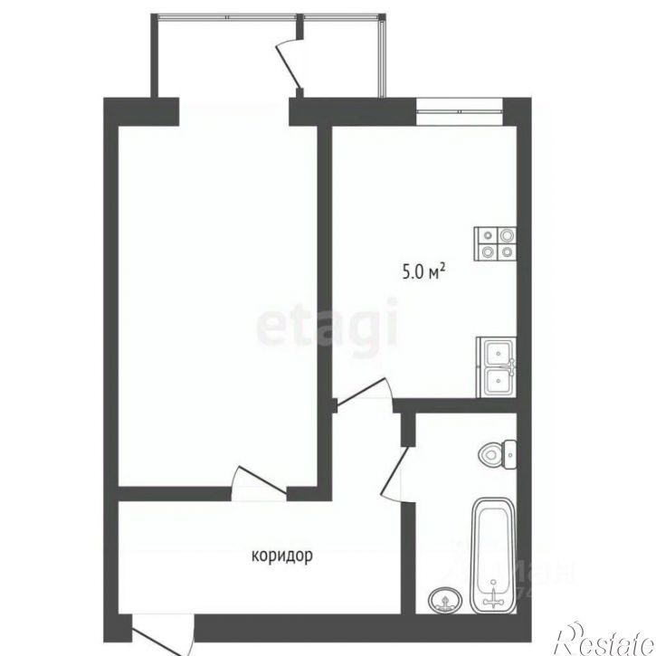 1-комн квартира проспект Победы, 38,  д. 38