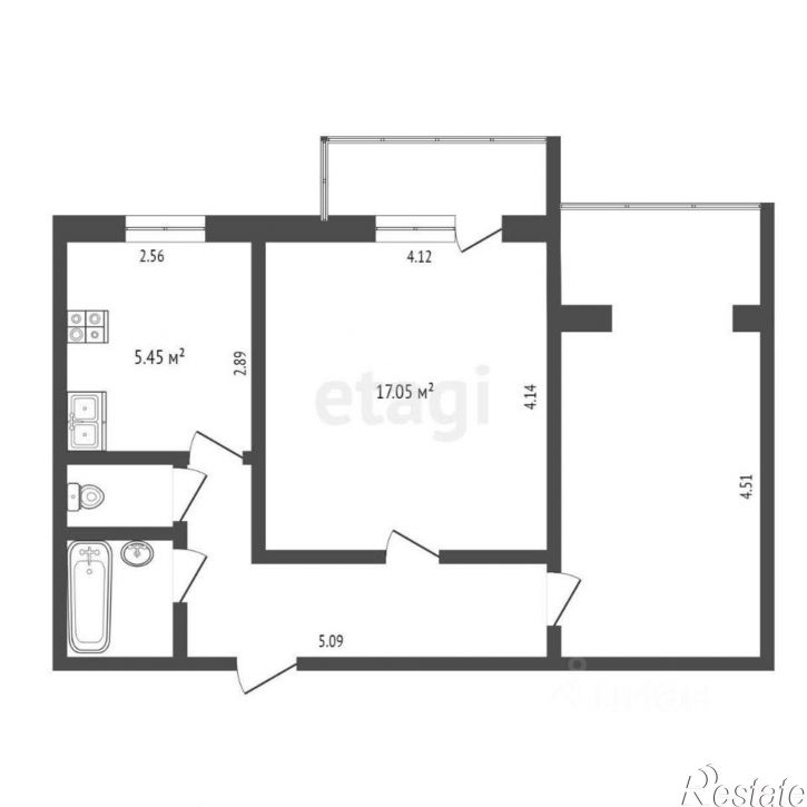 2-комн квартира пр-кт им.В.И.Ленина, 49,  д. 49