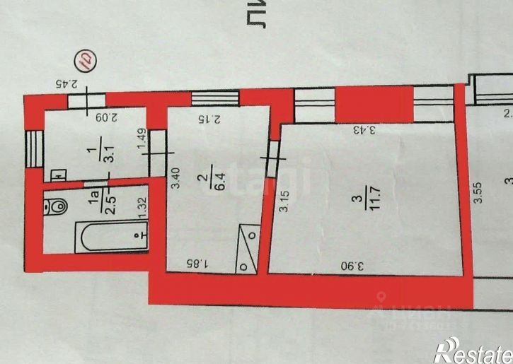 1-комн квартира ул Просмушкиных, 17,  д. 17