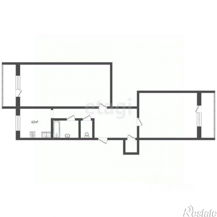 2-комн квартира ул Демышева, 99,  д. 99