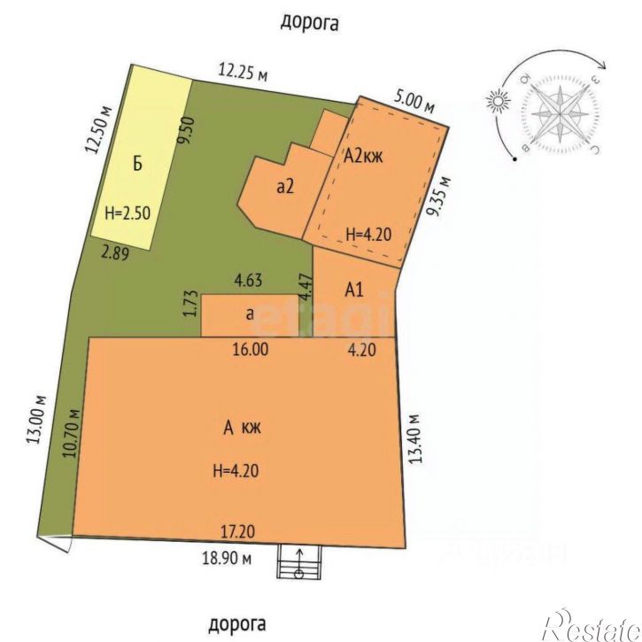 2-комн квартира Пионерская улица, 14А,  д. 14А