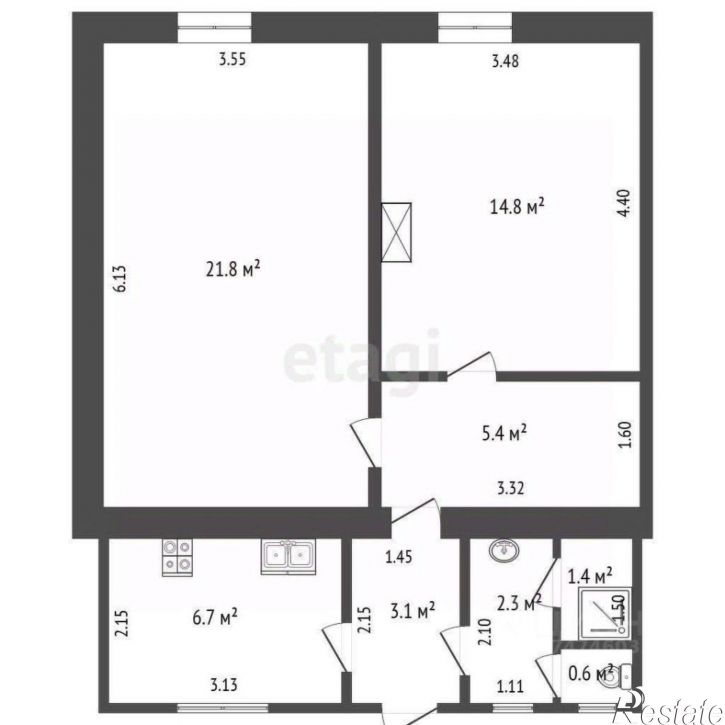 2-комн квартира ул Демышева, 99,  д. 99