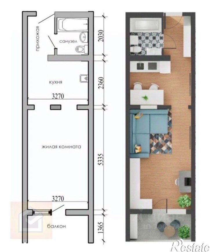 1-комн квартира пр-кт Победы, 93,  д. 93