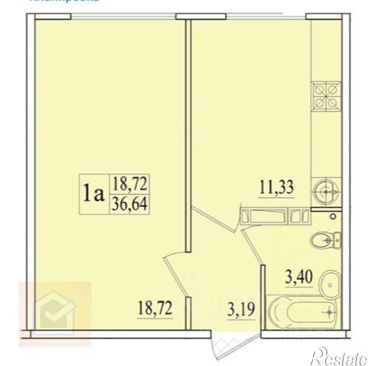 1-комн квартира ул Чапаева, 28,  д. 28
