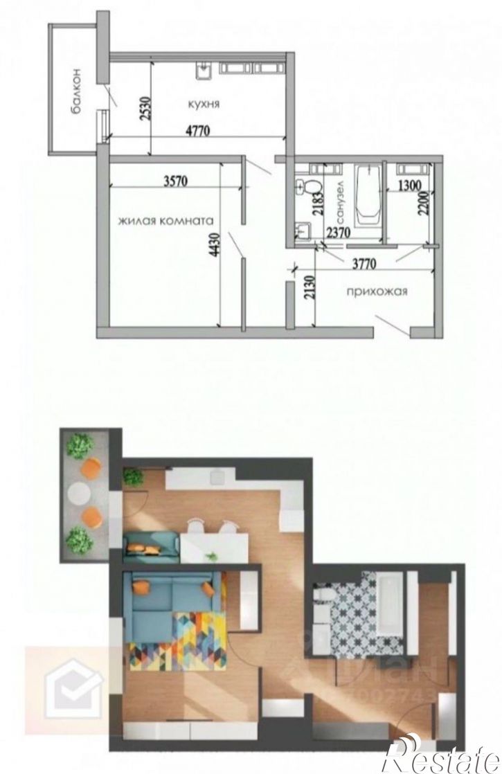 1-комн квартира пр-кт Победы, 93,  д. 93