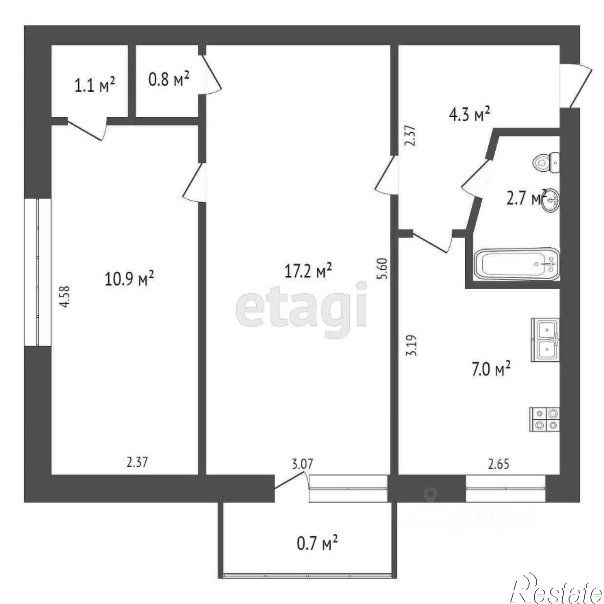 Купить квартиру за 5 900 000 рублей на улица Фрунзе, 23Б