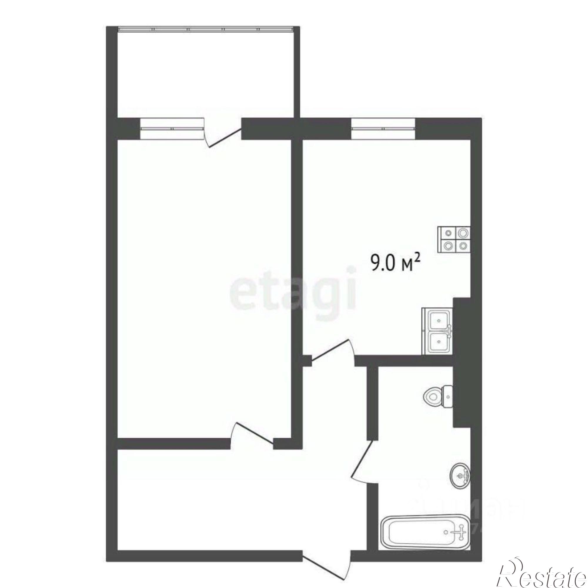 Купить квартиру за 6 300 000 рублей на пр-кт Победы, 38