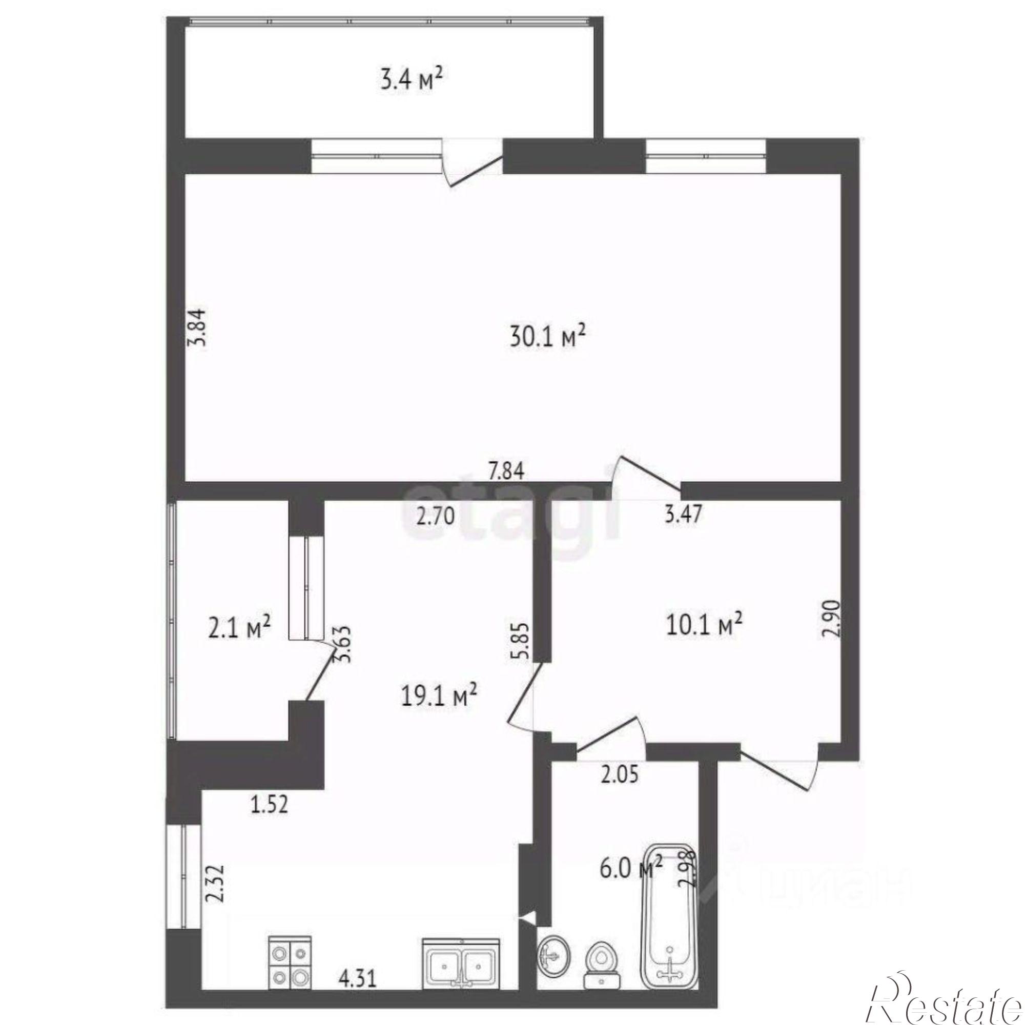 Купить квартиру за 13 500 000 рублей на Интернациональная улица, 118