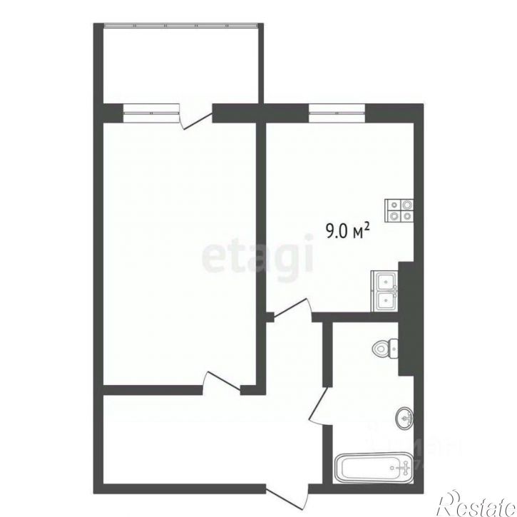 1-комн квартира пр-кт Победы, 38,  д. 38