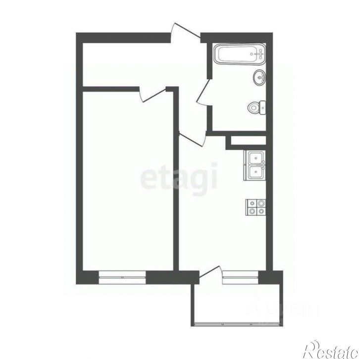 1-комн квартира пр-кт Победы, 38,  д. 38