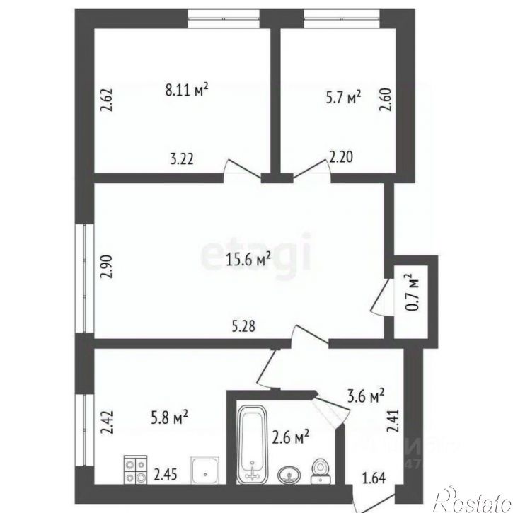 3-комн квартира ул имени Белогубца, 37,  д. 37