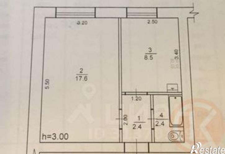 1-комн квартира пер 5-й Городок, 14,  д. 14