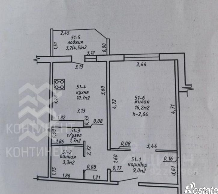 1-комн квартира пр-кт Победы, 39,  д. 39
