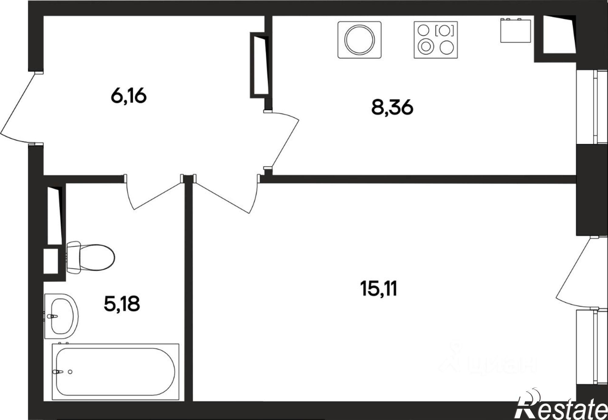 Купить квартиру за 10 373 400 рублей на городской округ Евпатория