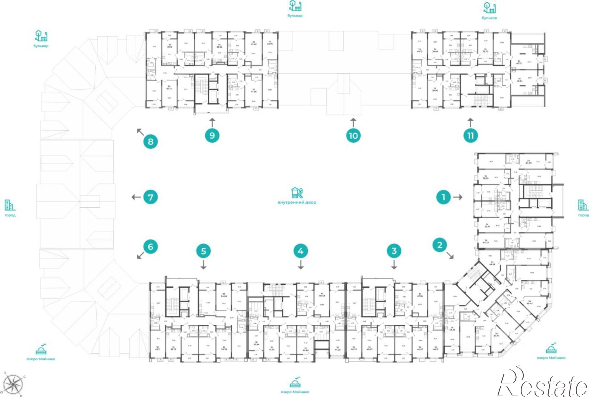 Купить квартиру за 9 200 250 рублей на улица 60-летия СССР, 10