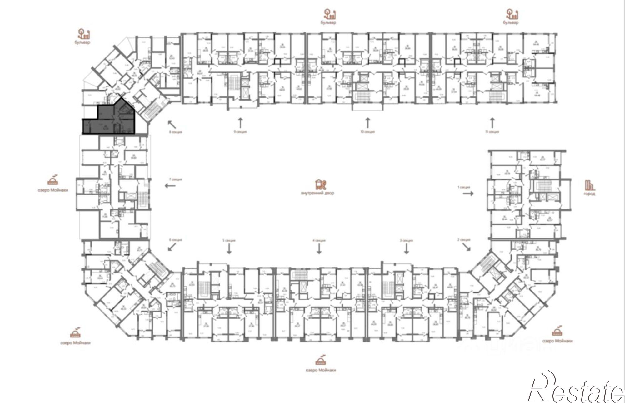 Купить квартиру за 14 095 900 рублей на Крым республика