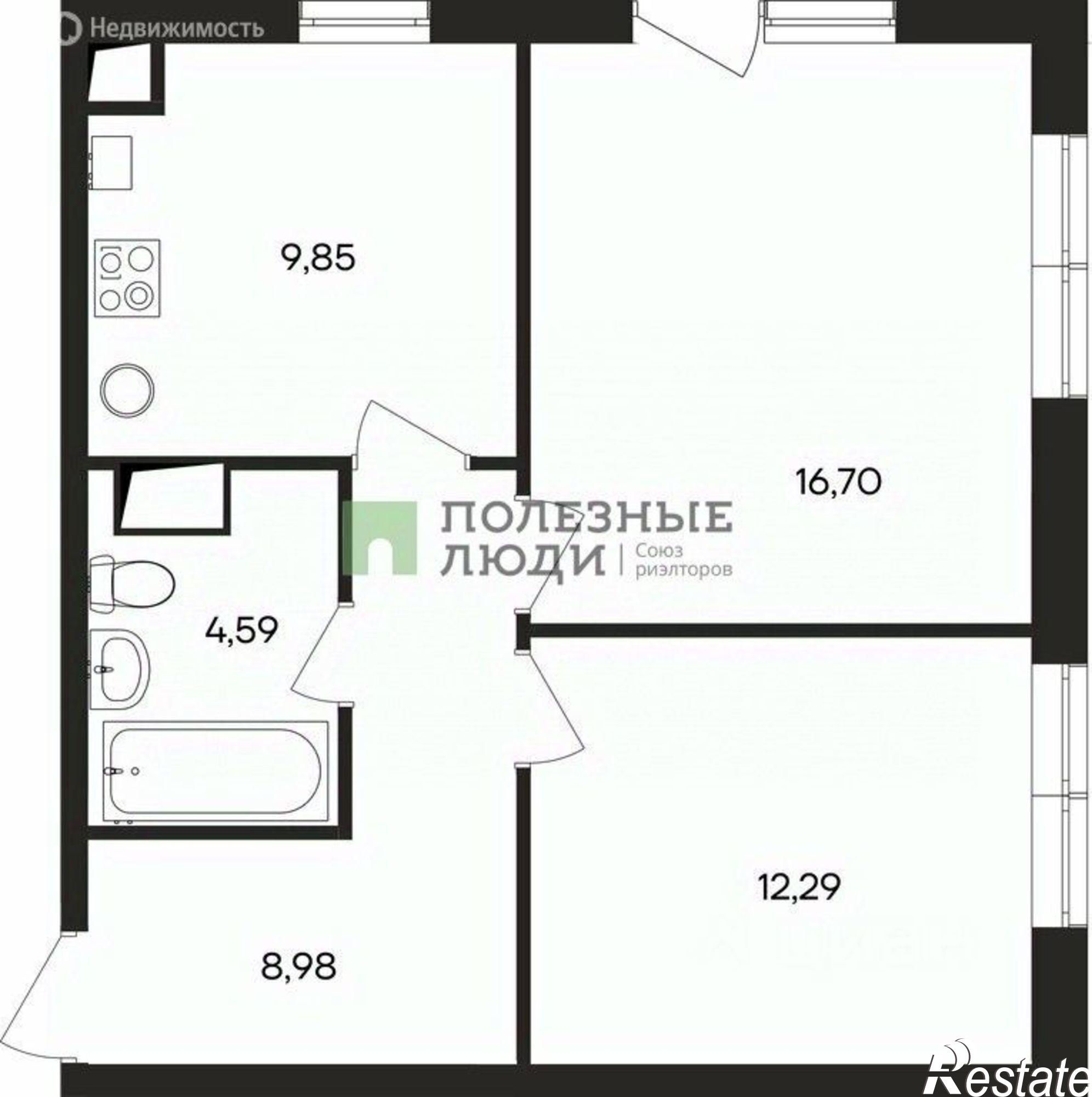 Купить квартиру за 15 827 800 рублей на ул Морская, 34