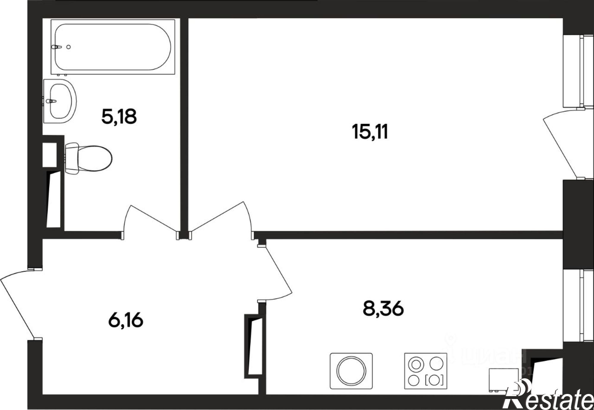 Купить квартиру за 10 721 500 рублей на городской округ Евпатория