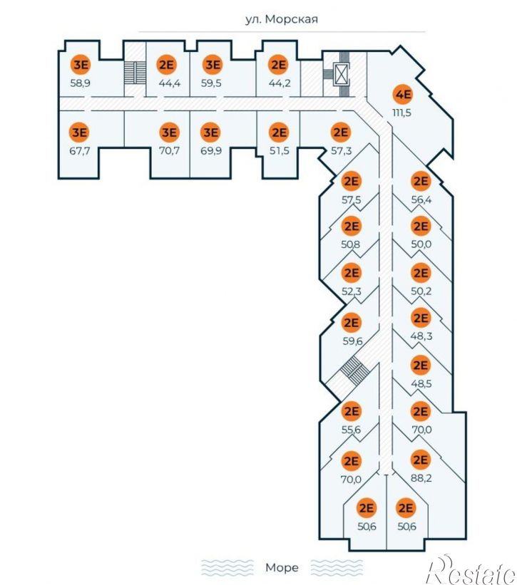 1-комн квартира в новом доме городской округ Евпатория