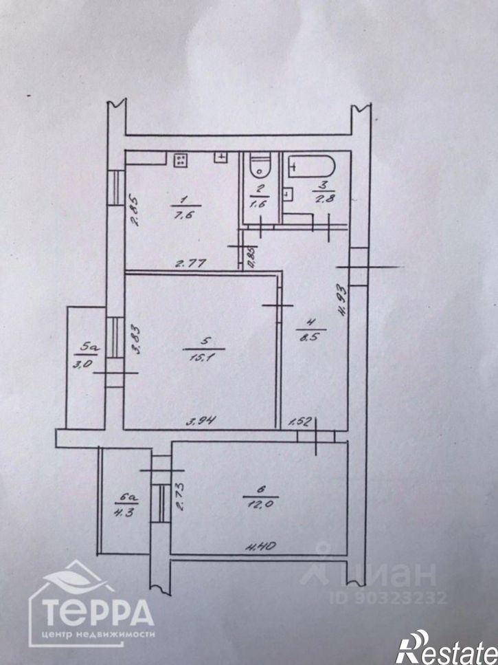 2-комн квартира улица Чапаева, 73,  д. 73