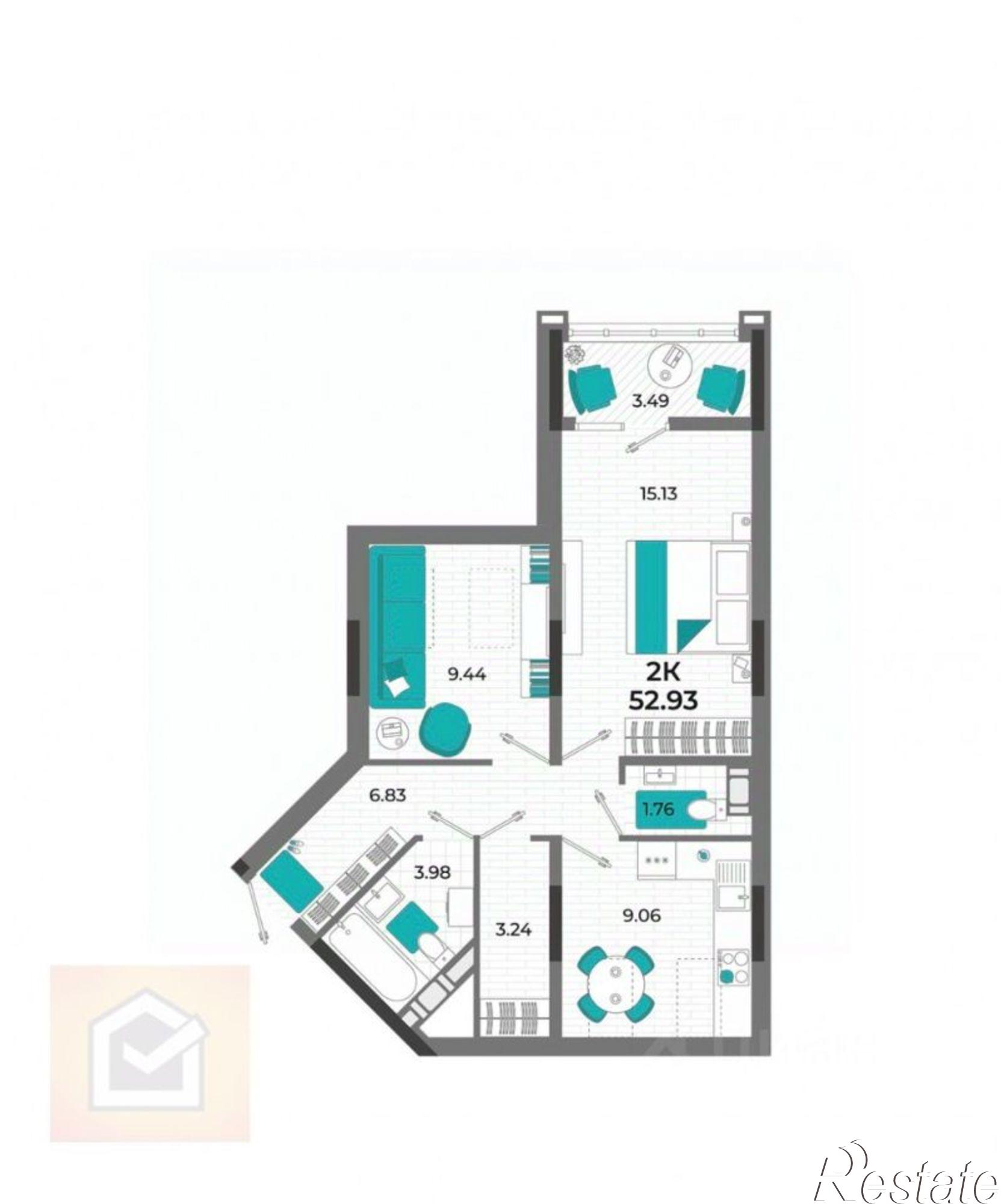 Купить квартиру за 11 295 000 рублей на улица 60-летия СССР, 10