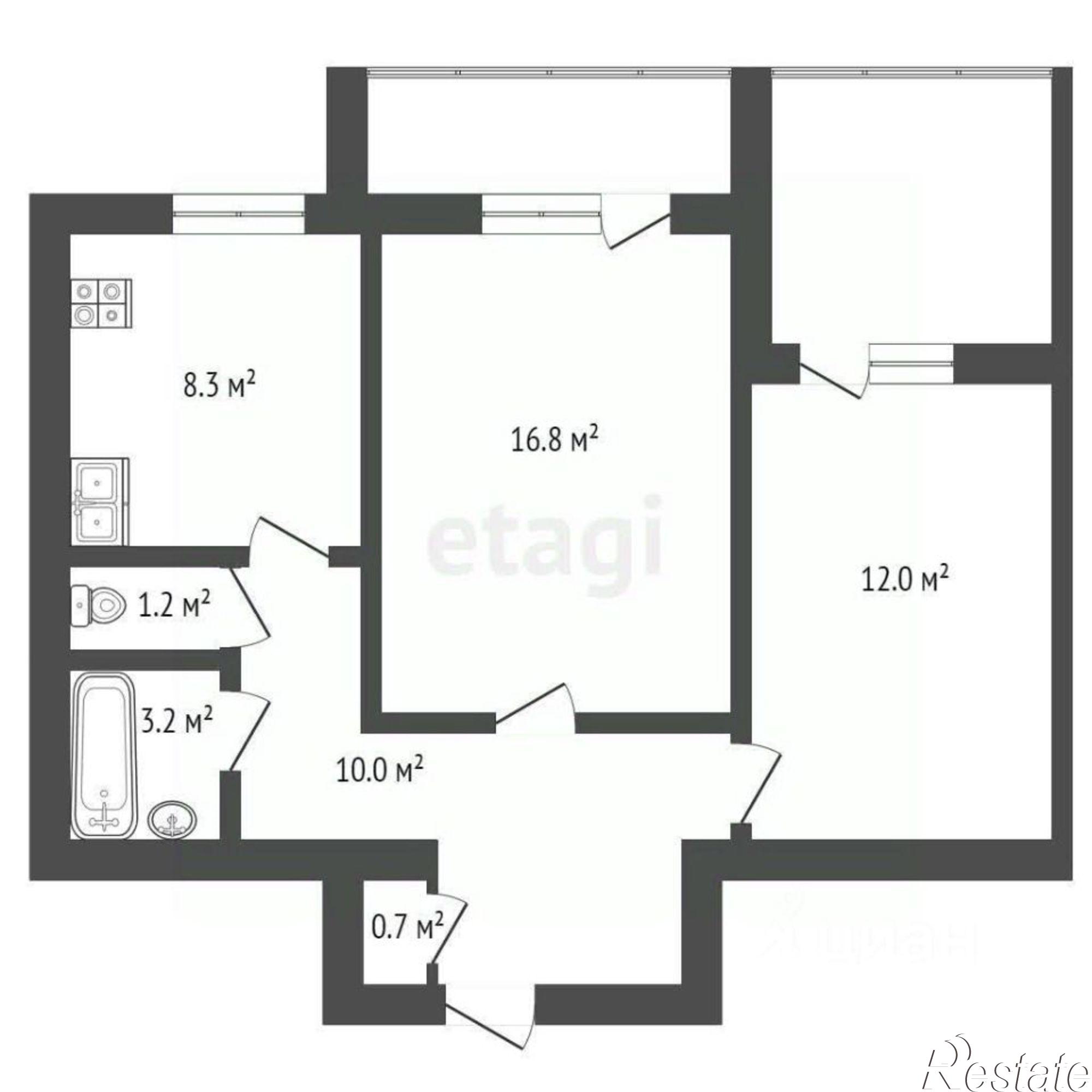 Купить квартиру за 8 200 000 рублей на проспект Победы, 65