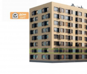 1-комн, 35кв м, этаж 2/9 проспект Победы, 93