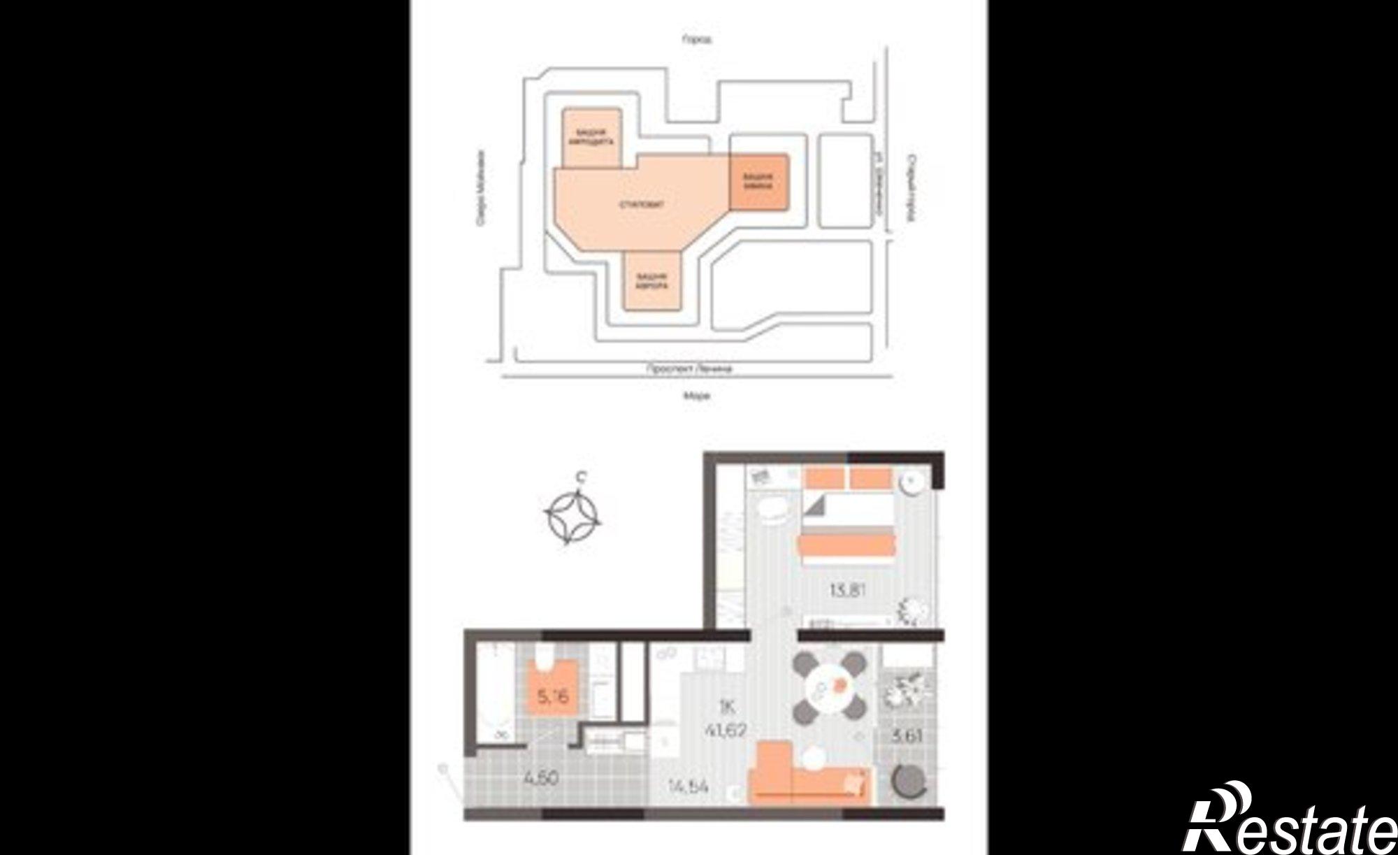 Купить квартиру за 12 500 000 рублей на проспект Ленина, 60