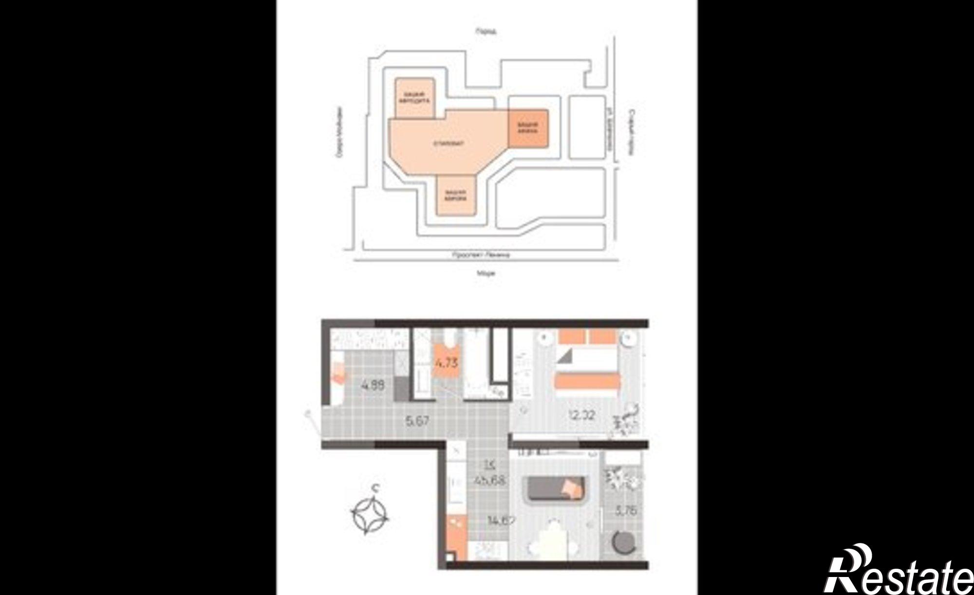 Купить квартиру за 12 000 000 рублей на проспект Ленина, 60