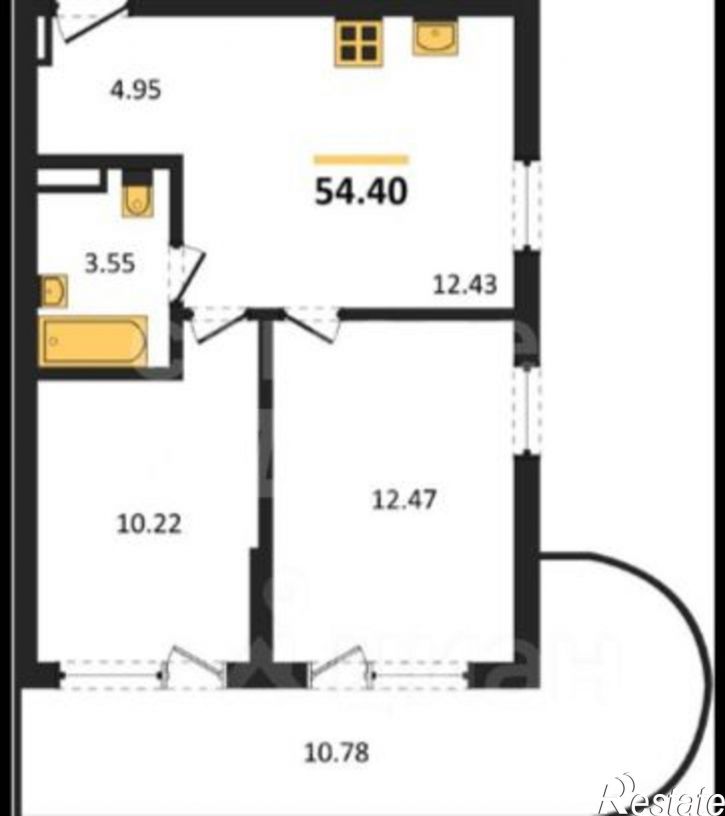2-комн квартира ул Аллея Дружбы, 7а,  д. 7а