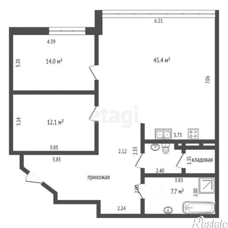 2-комн квартира пр-кт Победы, 53,  д. 53