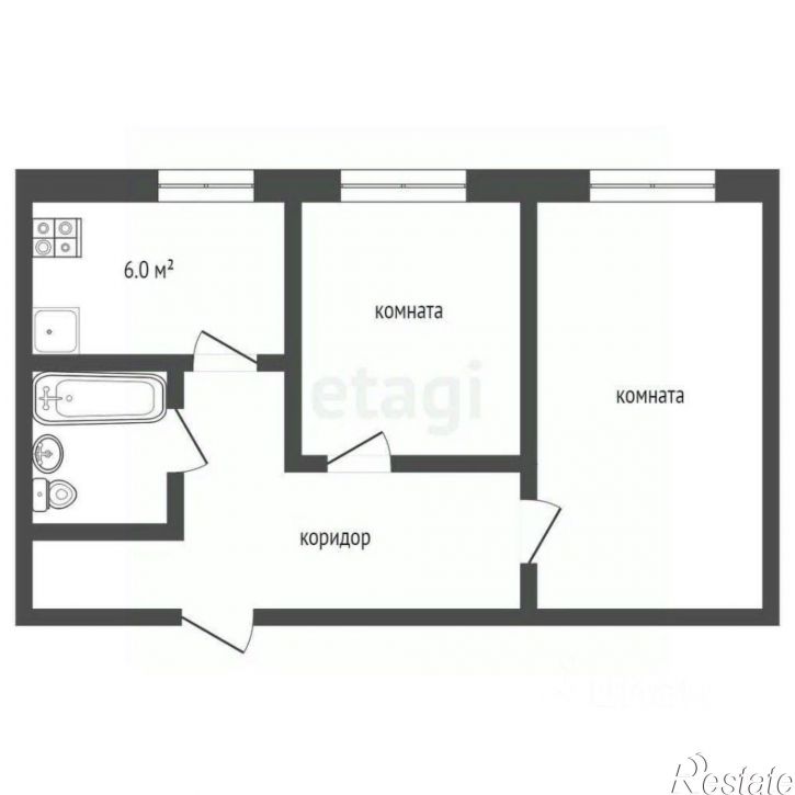 2-комн квартира ул Демышева, 132,  д. 132